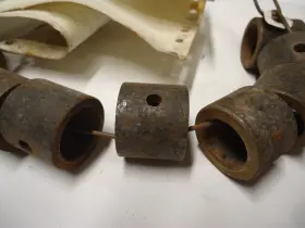 Mp4900 Abb Raymond / Ce Spacer Lot Of 11 Spacers On A Wire