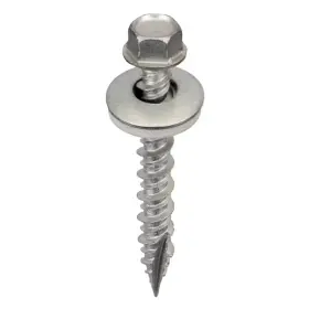 Acorn Hardware 313047373342 #9 X 1-1/2in 1/4 Inch Hex Head Metal To Wood Screws In Galvanized Bag Of 250
