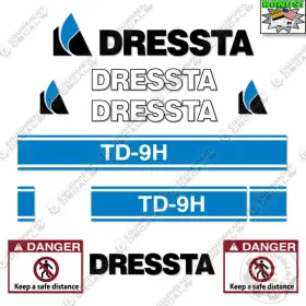 Td-9h Aftermarket Fits Dressta Decal Kit Dozer - 7 Year Outdoor 3m Vinyl