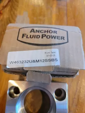 W46-32-32-u Anchor Fluid Power W463232u&m12ssbs W46-32-32-u&m12-ss-bs #2