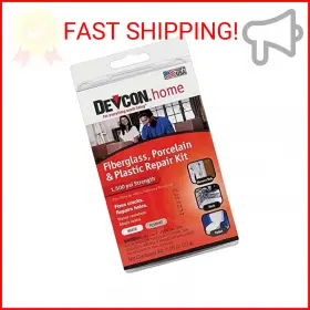 Ap Products 728639279610 Devcon Epoxy Bathtub Repair Kit Almond And White