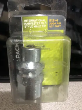 39041530 Apache Intl Harv Old Style Male Hydraulic Tip Fitting S12-4 1/2 Inch Fnpt