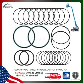 Apex.autopartszone Gn94937gt 94937gt 8-port Swivel Seal Kit For Genie S40 S45 S60 S65 S80 Z60/34 Boom Lift Us