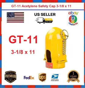 Gt-11 Atndirect Parts Acetylene Cylinder Valve Safety Cap 3-1/8 X 11