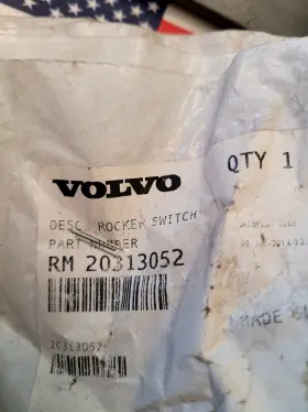 20313052 Blaw-knox Genuine Volvo Rocker Switch Actuator A2-3a