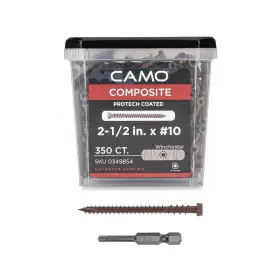 Camo 445015832803 #10 2-1/2 Inch Winchester Star Drive Trim-head Composite Deck Screw 350-count