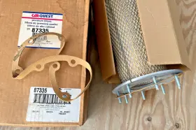 Carquest 87335 Genuine Air Filter With Gasket Plus A Second Included