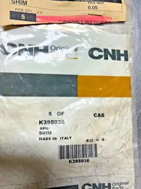 Case K395036 Genuine Oem Ih Cnh Shim Qty Of 5 Shims