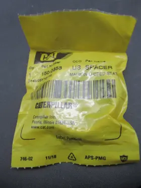150-0353 Cat Genuine Caterpillar 38.30mm Inside Diameter Steel Spacer