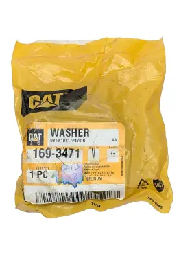 169-3471 Cat Genuine M20 Id Steel Flat Washer Caterpillar New
