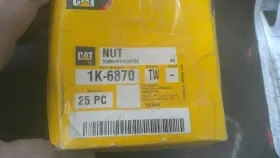 Cat 1k6870 Box Of 25- New Oem 1k-6870 Nut Caterpillar