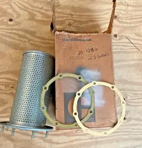 2s-1286 Cat Genuine Oem Air Filter Element And 2 Gaskets Caterpillar 2s1286