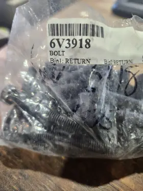 6v-3918 Cat Qty 35 Oem Hex Head Bolt M8 X 1.25 50mm 6v3918