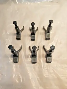 7c-8851 Cat 7c8851 Set Of 6 Genuine C12 Diesel Engine Injector Hold Clamp Caterpillar