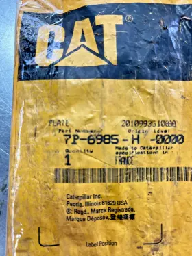 7p-6985 Cat Genuine Oem Plate Caterpillar 7p6985