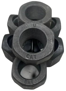3t-6292 Caterpillar Cat Qty 7 Or 1-3/8-12 Thread Track Nut Oem