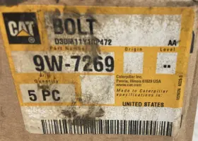 9w-7269 Caterpillar Cat Qty 5 9w7269 - 1 1/4-7 Thread 115.89mm Long Bolt Oem