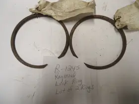 R-1245 Ce Raymond Lock Rings Lot Of Two