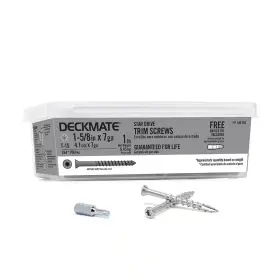 Deckmate 445043394380 #7 1-5/8 Inch Trim Screw 1 Lb.-box 164-piece