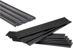 Engineering 705353518317 Bunk Slicks - 3 Inch X 16 10 Pieces Black Standard