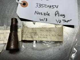 3350454 Etnyre Genuine Nozzle Plug With 3 1/3 Tapr #3