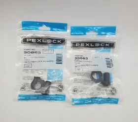 30863 Flair-it 2 Pkgs Plugs Total Pex Plumbing Pexlock Plug Clamps 1/2 Inch
