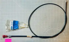 83960246 Ford New Holland Stop / Fuel Shut-off Cable Oem Part #83960246 Tractor Control