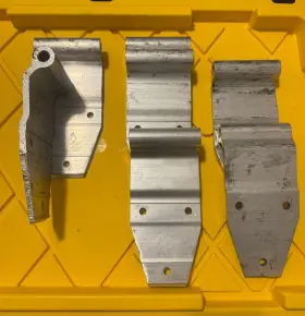 022-00407 Great Dane Style 3-hole Bolt-on Aluminum Trailer Door Hinge 31801018