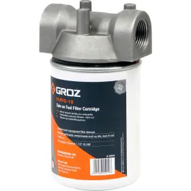 3609372 Groz Fuel Filter With Spin On Cartridge 10 Micron 20 Gpm 3/4 Inch Npt Thread