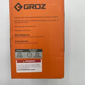 2in-16 Groz Ff/ffs/10-wb Spin On Fuel Filter Replacement Cartridge- 10 Micron 1 1/2in-16 Unf Thread #2