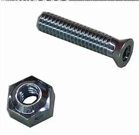 B55-0058d Herschel 10 Haybine Conditioner Sickle Bar Section 1 Inch Countersunk Head Bolts