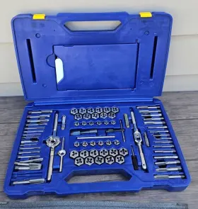 26377 Irwin Hanson Deluxe Tap And Die Set Read Description Bb7