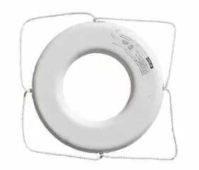 Gw-x-24 Jim Buoy Cal June Uscg Approved No Strap Ring 24 Inch Pack Of 1 White
