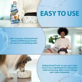 1600323 Jlg Dental Fresh Advanced Whitening Water Additive 17oz Dog Breath Freshener To #3