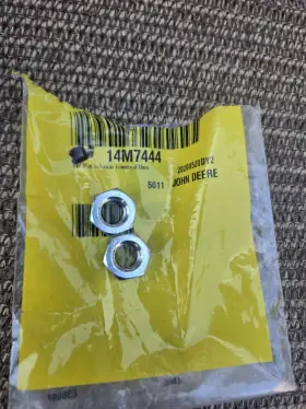 John Deere 14m7444 Oem Nut Qty 2/ Bin 16-17