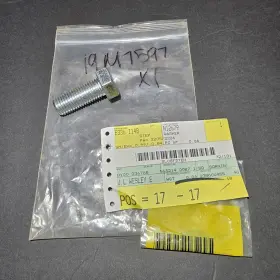 John Deere 19m7597 Hex Head Cap Screw Bolt M20 X 50 And N12679 Round Hole Washer