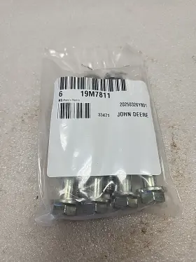John Deere 19m7811 Flange Head Bolt M10x90 Lot Of 6 New