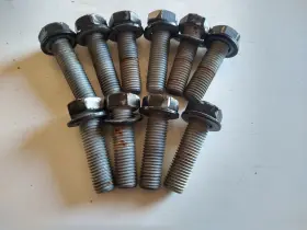 M16-2.0 John Deere 24m7338 Oem Hex Head Bolt 55mm Long Set Of 10 With Washer 10.9