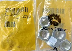4m7332 John Deere Oem M18 Coated Hex Flange Nut Qty 16
