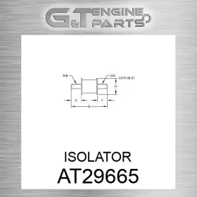 At29665 John Deere Isolator Fits New Oem Open Box