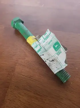 E33198 John Deere Genuine Nos Drilled Hex Bolt 5/8 Inch 5-1/2 Hexagonal Head