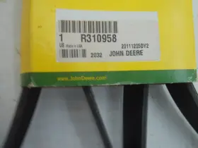R310958 John Deere - Belt/fan 87.24ftft- Lglefttop