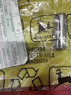 R41934 John Deere Genuine Oem Dowel Pin #3