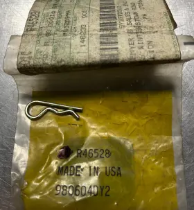 R46528 John Deere Genuine Oem Spring Locking Clip Pin Qty Of 2 Pins