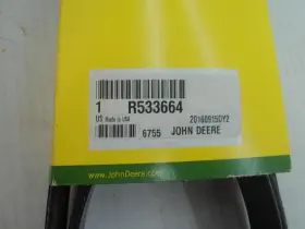 R533664 John Deere - V- Belt Alternator 65.63ftft- Lglefttop