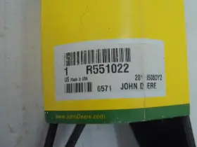 R551022 John Deere - V- Belt 76ftft- Lglefttop