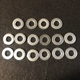 01643-31232 Komatsu Lot Of 16 Washers 01643 31232 -
