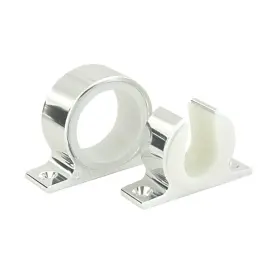 Mc70sl Lee Single Rod Rack Set - Bright Silver Finish