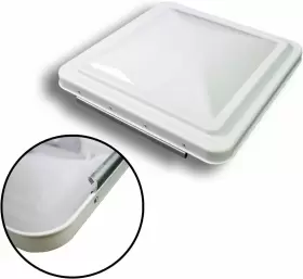 Leisure 445040589574 14 Inch Rv Roof Vent Cover Universal Replacement Lid White For Camp