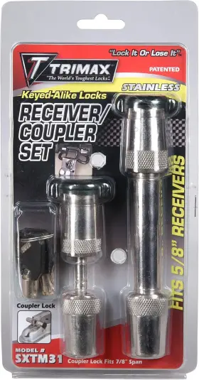 Sxtm31 Locks - Wyers Products Sxt3 5/8 Inch Receiver Lock And Sxtc1 7/8 Span Coupler